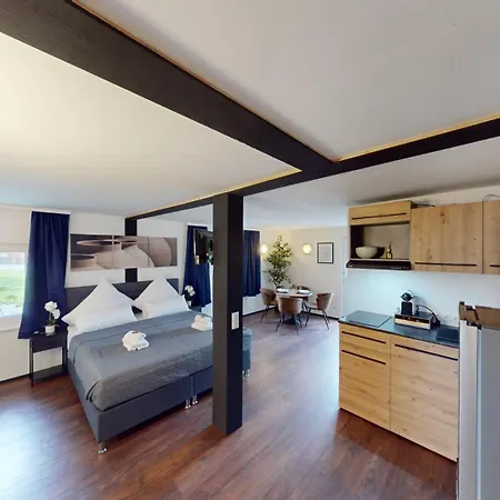 Crown Living Design Loft, Küche, Bibliothek, Gartensitzplatz * Lustenau