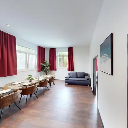 Apartament Crown Living Design Loft - Loft Mit Kueche, Bibliothek Und Gartensitzplatz, Grenznah Gelegen Lustenau