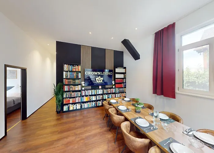 Crown Living Design Loft - Loft Mit Kueche, Bibliothek Und Gartensitzplatz, Grenznah Gelegen