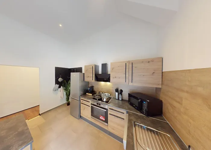 Crown Living Design Loft - Loft Mit Kueche, Bibliothek Und Gartensitzplatz, Grenznah Gelegen Apartament Lustenau